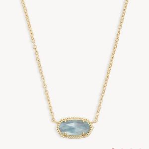 Kendra Scott Elisa Pendant Necklace in Light Blue Illusion